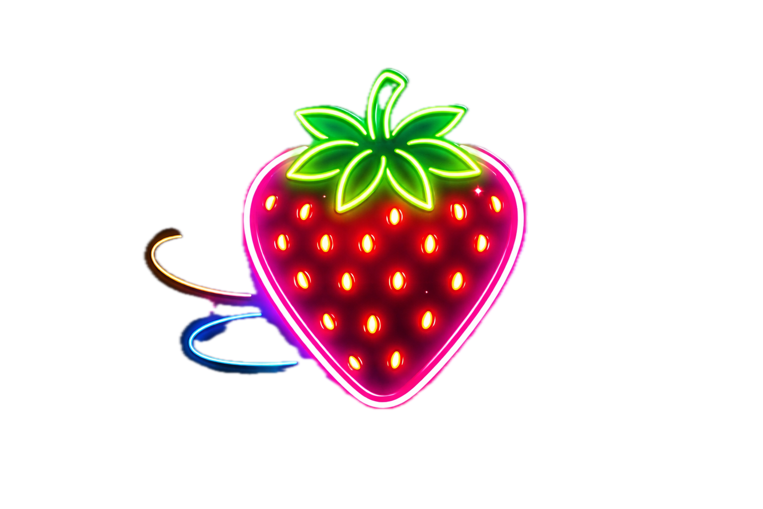 Neon strawberry